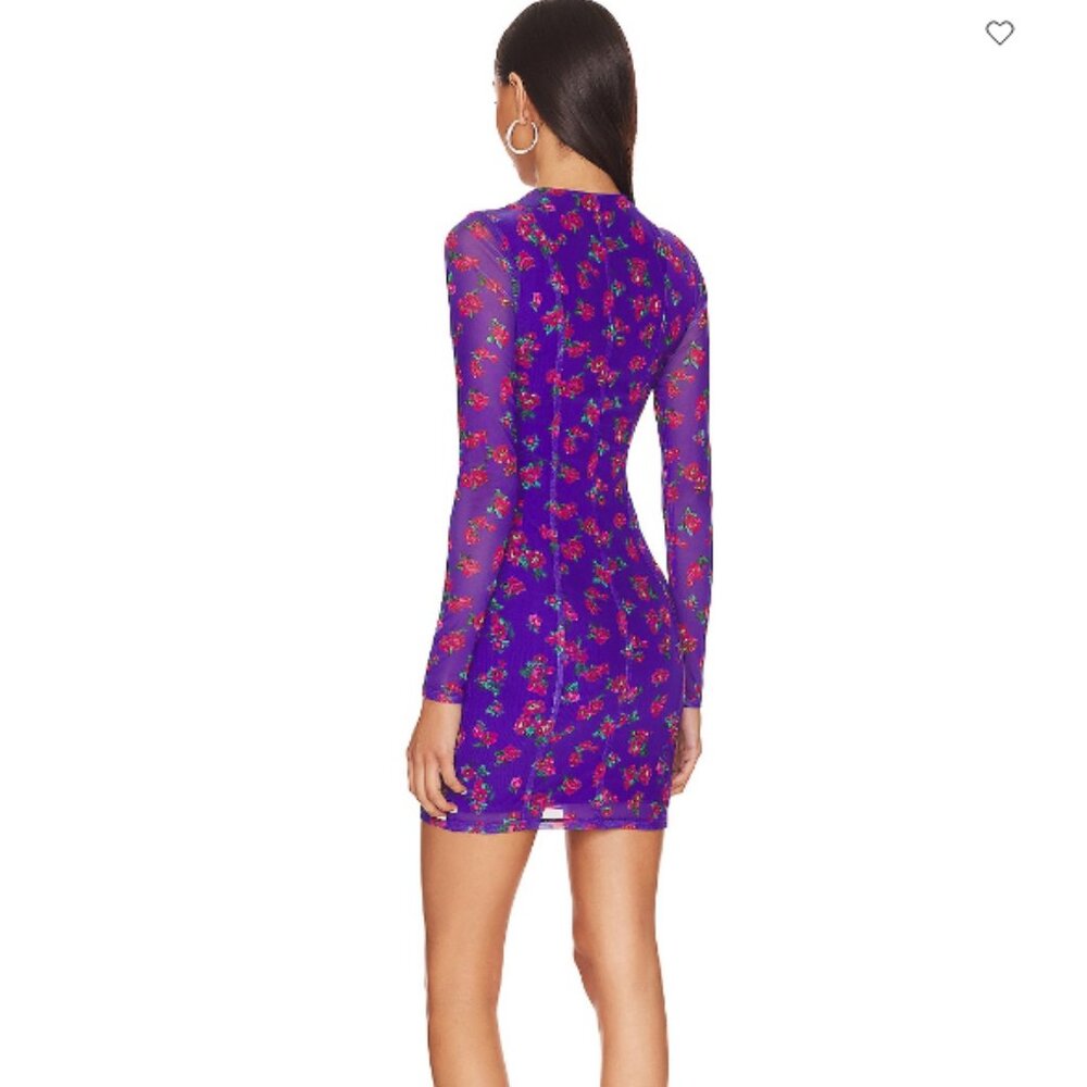 NWT Revolve AFRM Jem Purple Garden Dress - Picture 3 of 4